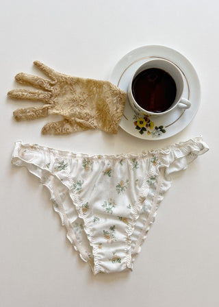 Calcinha fru-fru Rosas