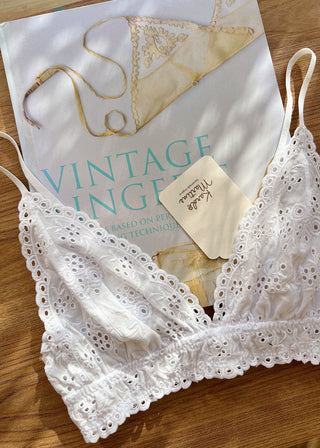 Sutiã Broderie branco