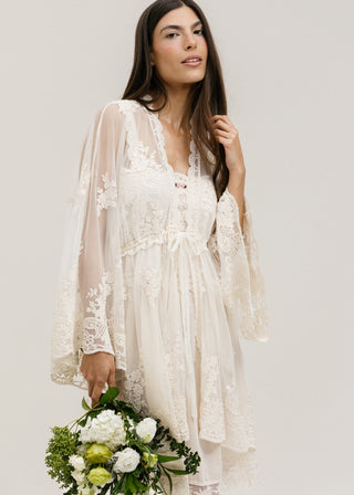 Robe de renda curto Madeleine