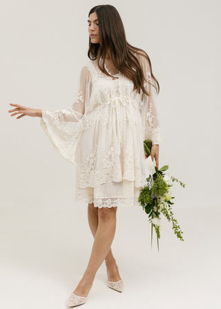Robe de renda curto Madeleine