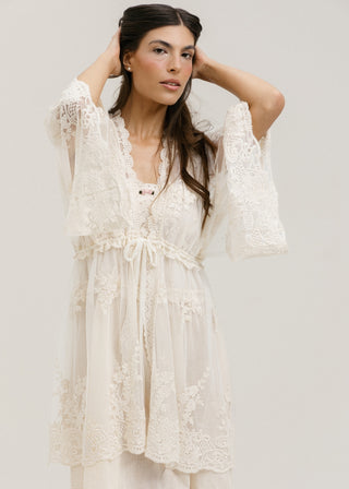 Robe de renda curto Madeleine