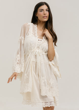 Robe de renda curto Madeleine