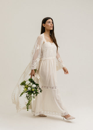 Robe de renda alongado Madeleine