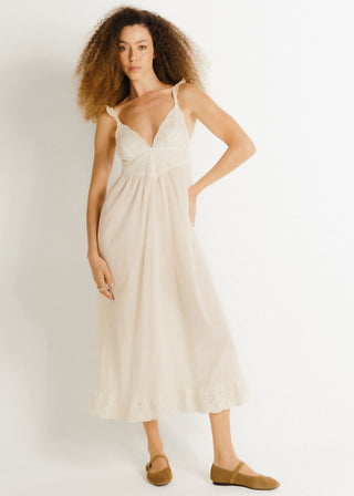 Camisola Broderie Crème Brûlée