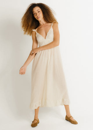 Camisola Broderie Crème Brûlée