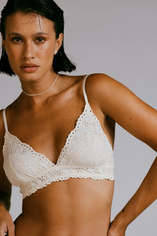 Sutiã Broderie off white