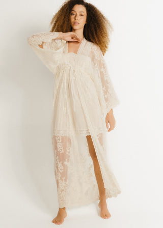 Robe de renda alongado Madeleine