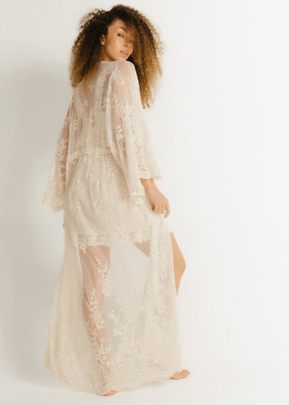 Robe de renda alongado Madeleine