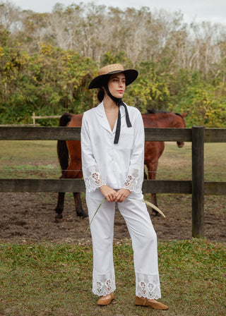 Pijama Calmaria Branco Nuvem
