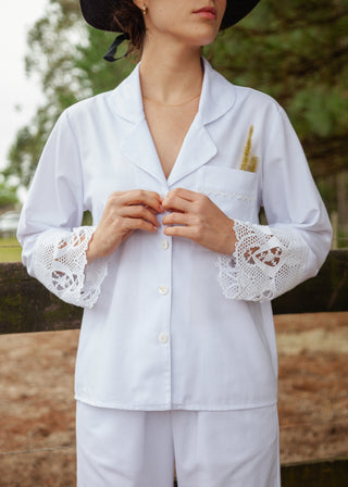Pijama Calmaria Branco Nuvem