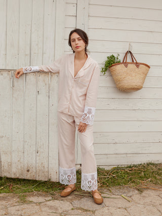 Pijama Calmaria Rosa Chá