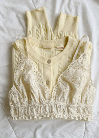 Sutiã Broderie off white