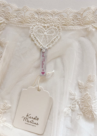 Robe de renda curto Madeleine