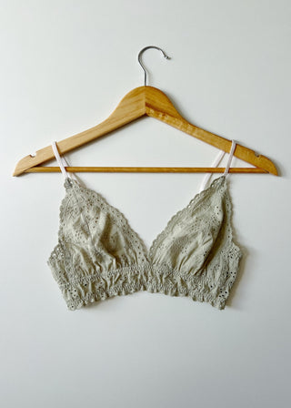 Sutiã Broderie Hortelã